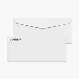 card envelope address template