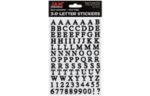 Alphabet Sticker Label (Pack of 242) Black