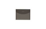 5 1/2 x 7 3/8 Plastic Envelopes with Tuck Flap Closure - Booklet - (Pack of 12) Smoke Gray
