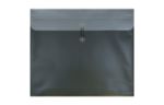 15 x 18 Plastic Envelopes with Button & String Tie Closure (Pack of 6) Metallic Dark Green