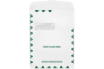 Sec. Tint First Class 9x12 Open End Window Envelopes