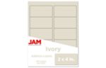2 x 4 Rectangle Label (Pack of 120) Ivory