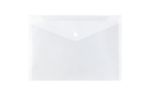 9 3/4 x 13 Plastic Envelopes with Snap Closure - Letter Booklet - (Pack of 6) Clear