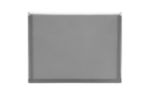 9 3/4 x 13 Plastic Envelopes with Zip Closure - Letter Booklet - (Pack of 12) Smoke Gray