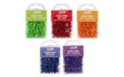 Colorful Push Pins (5 Packs of 100)