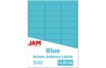 1 x 2 5/8 Rectangle Return Address Label (Pack of 120) Blue