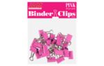 Small Binder Clips (Pack of 25) Pink