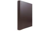 9 3/8 x 3/4 x 11 1/2 Italian Leather 0.75 inch Binder, 3 Ring Binder (Pack of 1)