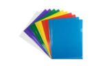 Two Pocket Matte Cardstock Presentation Folder (Pack of 6) Assorted
