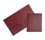 Two Pocket Heavy Duty Plastic Presentation Folders (Pack of 6)