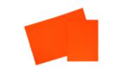 Two Pocket Neon Cardstock Presentation Folders (Pack of 6)