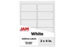 2 x 4 Rectangle Label (Pack of 120) White