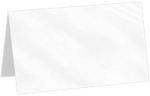 #3 Mini Folded Card (3 1/2 x 2) (Pack of 50) Glossy White