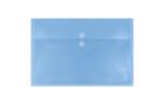 12 x 18 Plastic Envelopes with Button & String Tie Closure (Pack of 12) Blue