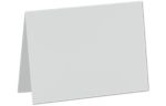 #17 Mini Folded Card (2 9/16 x 3 9/16) Gray - 100% Cotton