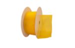 2 1/2" Chiffon Mono Sheer Ribbon, 50 Yards Yellow