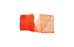 2 1/2" Elegant Woven Sheer Wired Edge Ribbon, 25 Yards Orange