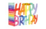 Tiny (5 x 4 x 2) Gift Bag - (Pack of 120) Rainbow Birthday
