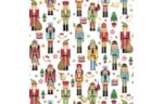 Industrial-Size Wrapping Paper Roll - 417 ft x 30 in (1042.5 sq ft) Traditional Nutcracker
