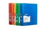 10 1/2 x 1 1/2 x 11 1/2 Plastic 1.5 inch Binder, American Flag 3 Ring Binder (Pack of 1) Assorted