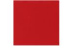 8 3/4 x 8 3/4 Square Flat Card Ruby Red