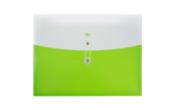 9 3/4 x 13 Plastic Envelopes with Button & String Tie Closure - Letter Booklet - (Pack of 12)