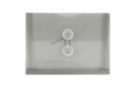 5 1/2 x 7 1/2 Plastic Envelopes with Button & String Tie Closure - Index Booklet - (Pack of 12) Smoke Gray