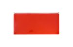 5 x 10 Plastic Envelopes with Zip Closure - #10 Booklet - (Pack of 6) Red