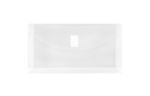 5 1/4 x 10 Plastic Expansion Envelopes with Hook & Loop Closure - #10 Booklet - 1 Inch Expansion - (Pack of 6) Clear