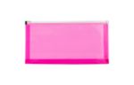 5 x 10 Plastic Envelopes with Zip Closure - #10 Booklet - (Pack of 6) Fuchsia Pink
