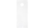 6 x 15 (Outer Dimension 6 x 12 + Hanger) LDPE Door Knob Bag (Pack of 100) Clear 1 Mil