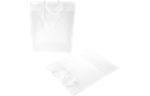 8 5/8 x 3 x 10 3/4 Clear Colored Gift Bag (Pack of 10) Frosted