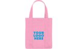 Non-Woven Shopper Tote Bag (Silk-Screen) Pink