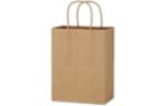 Paper Shopping Bag (8 x 10 1/4) (Flexography) Brown