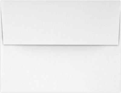 A2 (4 3/8 x 5 3/4) - 80lb. White w/Peel & Press