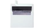 A7 Foil Lined Invitation Envelope (5 1/4 x 7 1/4) 60lb White w/Silver LUX Lining