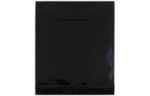9 3/4 x 11 3/4 Plastic Expansion Envelopes with Hook & Loop Closure - Letter Open End - 1 Inch Expansion - (Pack of 12) Black
