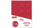 2 1/2 Inch Circle Label (Pack of 120) Red