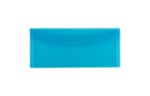 4 1/4 x 9 3/4 Plastic Envelopes with Tuck Flap Closure (Pack of 12) Blue
