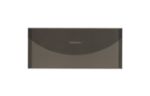 4 1/4 x 9 3/4 Plastic Envelopes with Tuck Flap Closure - #10 Booklet - (Pack of 12) Smoke Gray
