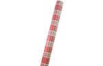 Christmas Design Wrapping Paper - (25 sq ft) Red Plaid Kraft