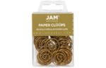 Circular Paper Clips (Pack of 50) Gold