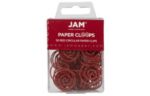 Circular Paper Clips (Pack of 50) Red