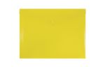 9 3/4 x 13 Plastic Envelopes with Snap Closure - Letter Booklet - (Pack of 12) Yellow
