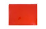 9 3/4 x 13 Plastic Envelopes with Zip Closure - Letter Booklet - (Pack of 12) Red