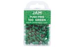 Push Pins (Pack of 100) Green