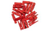 1 3/8 Inch Wood Clip Clothespins (Pack of 20)