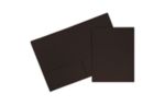 Two Pocket Corrugated Fluted Folders (Pack of 6) Chocolate Brown