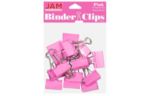 Medium Binder Clips (Pack of 15) Pink