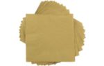 Paper Beverage Napkin (16 per pack) - Small (5 x 5) Gold